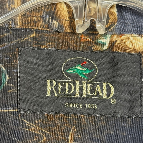 RedHead Long Sleeve Mens Button Down Shirt Size XLT Tall Hunting Dog Cotton - Picture 3 of 7